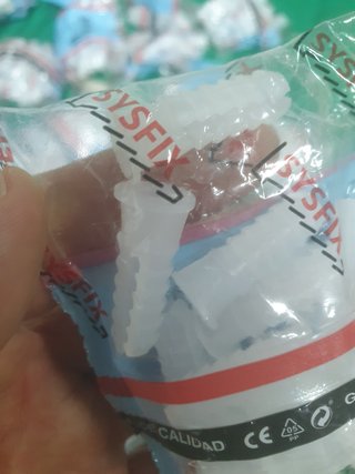 Lote 250 Tacos Sysfix 9mm Blancos Nuevos