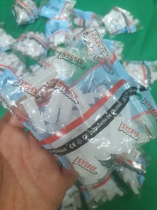 Lote 250 Tacos Sysfix 9mm Blancos Nuevos