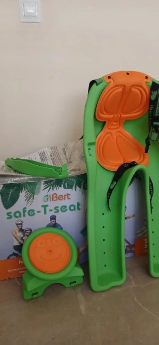 Sillita bici iBert Safe-T-seat verde