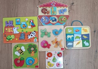 Puzzles de madera para bebés
