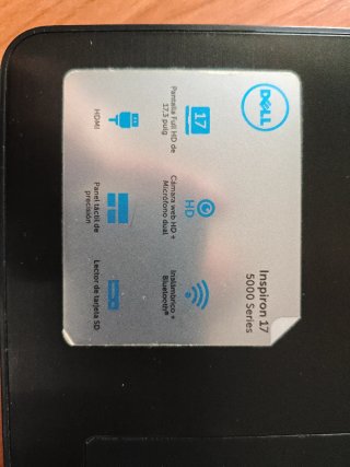 Portátil Dell Inspiron 17 Negro
