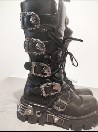 Stivali New Rock M-272 Pelle Neri
