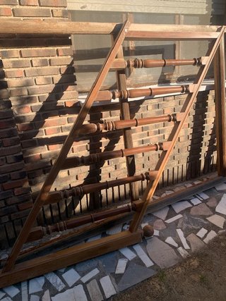 Lote de madera maciza:puertas ventanas barandilla