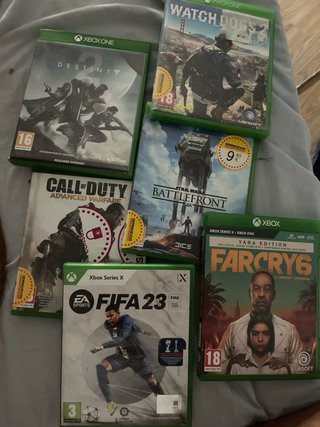 Lote 6 Videojuegos Xbox One y Series X/S