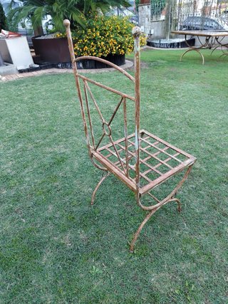 Mesa y Sillas de Jardín Forja
