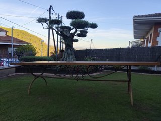 Mesa y Sillas de Jardín Forja