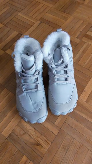 Botas barefoot acolchadas grises