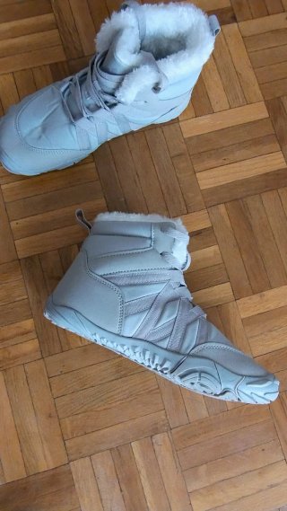 Botas barefoot acolchadas grises