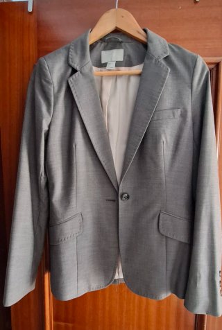 Blazer H&M Gris Talla M