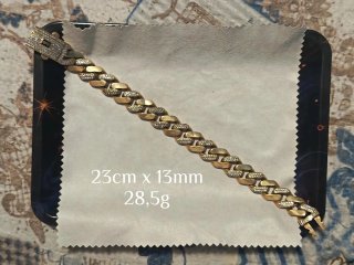 Esclava Mónaco Chain Oro 18k 13mm 28,5g