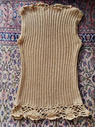 Jersey Paloma Gutiérrez Beige/Oro Talla M
