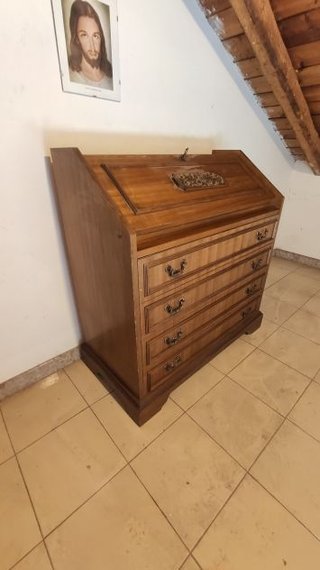 Elegante Comò Scrittoio con Ribaltina Anni '80