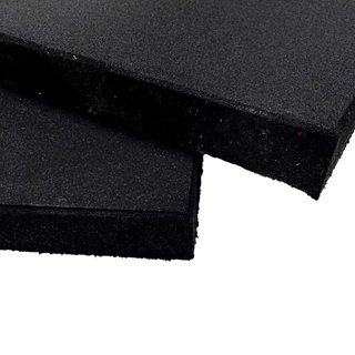 Loseta de Caucho 1,5cm 100x100cm, color Negro