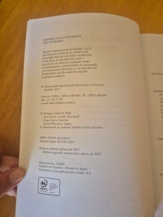 Historia de la Psicología UNED