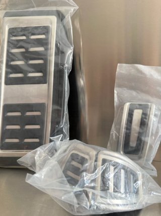 Pedales INOX VW Golf 7/8 Octavia A7 completo nuevo