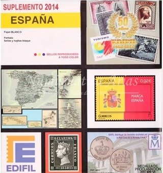 SUPLEMENTO EDIFIL 2014 SELLOS ESPAÑA ESTCH.TRANSP.
