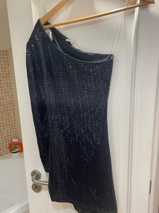 Vestido fiesta lentejuelas Mango talla única