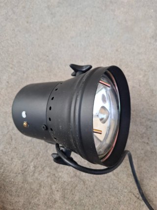Faro vintage nero metallo