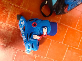 Patines ajustables azules Talla 30-32