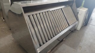 Campana extractora industrial inox 1540 mm