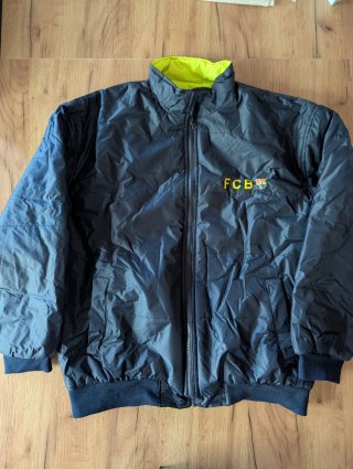 Chaqueta FC Barcelona Azul y Verde