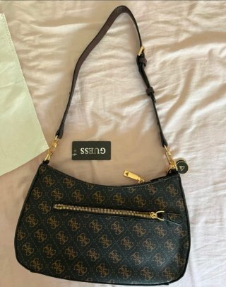 Bolso Guess Marrón y Negro
