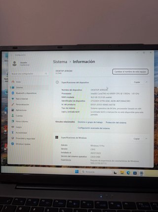 Portátil BENIRROS 15.6 Core i3 16GB RAM 512GB SSD