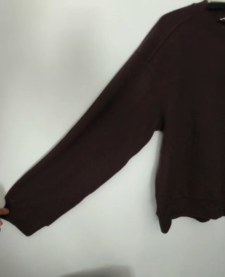Jersey Zara Mujer Marrón Nuevo