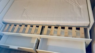 Cama nido Ikea Brimnes blanca