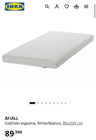 Cama nido Ikea Brimnes blanca