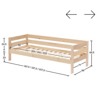Cama Diván Lufe para colchon 190x90