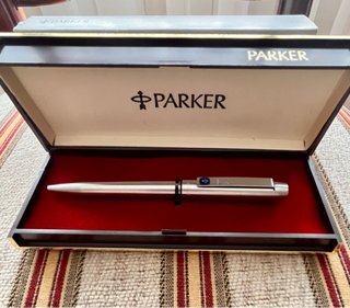 Penna stilografica Parker 25 Flighter Vintage in acciaio inossidabile