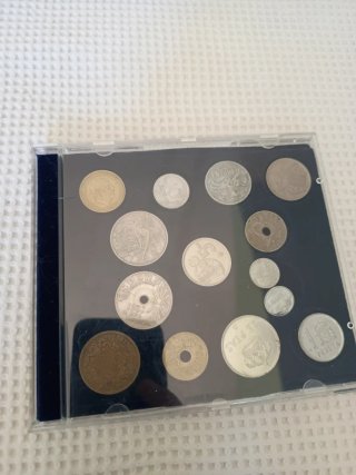 Colección de monedas antiguas