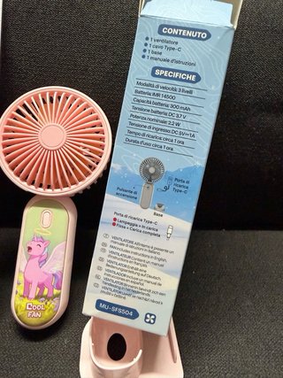 Mini ventilatore elettrico MULIN unicorn per baby