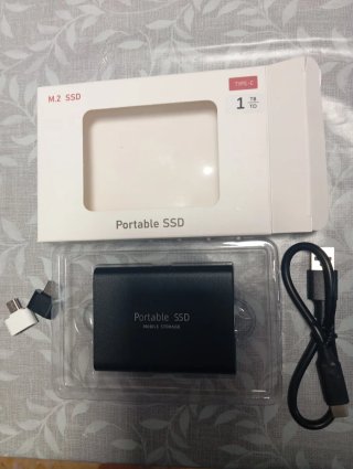 M.2 SSD Portátil 1TB TYPE-C