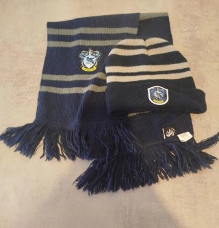 Set sciarpa e cappello Ravenclaw