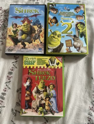 DVD Shrek 1, 2, 3 - Italian Edition