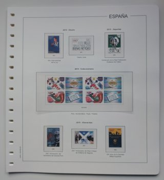 SUPLEMENTO EDIFIL 2015 SELLOS ESPAÑA ESTCH.TRANSP.