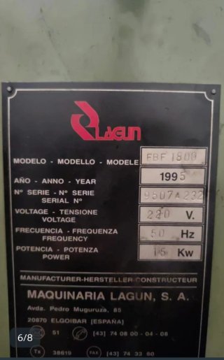 Fresadora CNC LAGUN