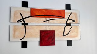 Cuadro moderno lienzo japonés abstracto