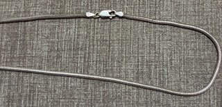 Collar plateado mujer