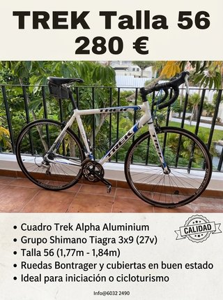 Bicicleta Trek Talla 56