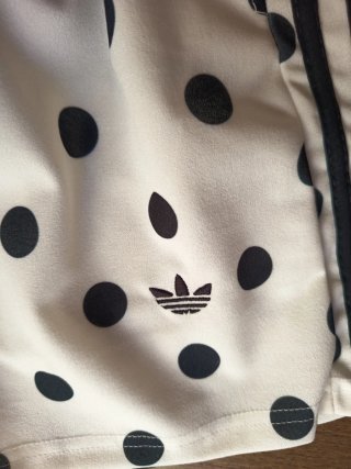 Conjunto Adidas lunares blanco y negro
