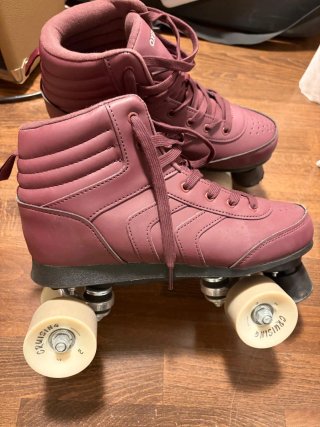 Patines Oxelo 4 Ruedas Burdeos