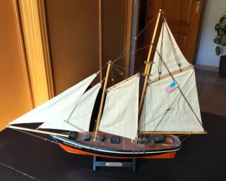 Maqueta Barco America 1851 Madera