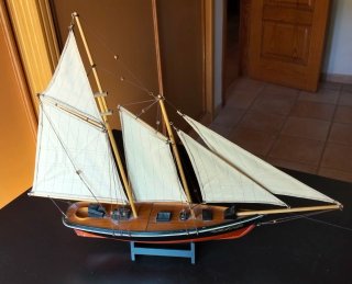 Maqueta Barco America 1851 Madera