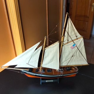 Maqueta Barco America 1851 Madera