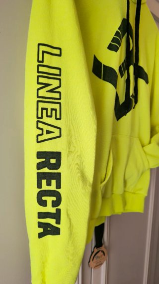 Sudadera Línea Recta Amarilla y Negra