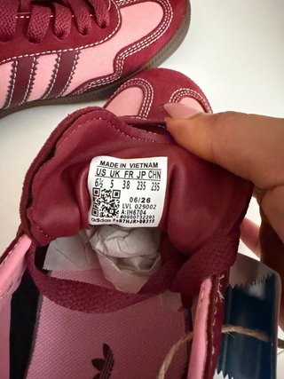 Adidas Samba Sneakers Rosa e Bordeaux