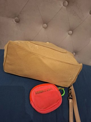 Bolso Bimba y Lola beige y naranja